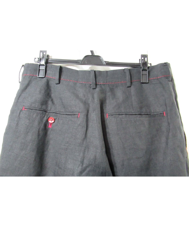 05ss yohji yamamoto pour homme 赤ボタン ステッチデザイン 05ss yohji yamamoto pour homme 赤ボタン ステッチデザイン