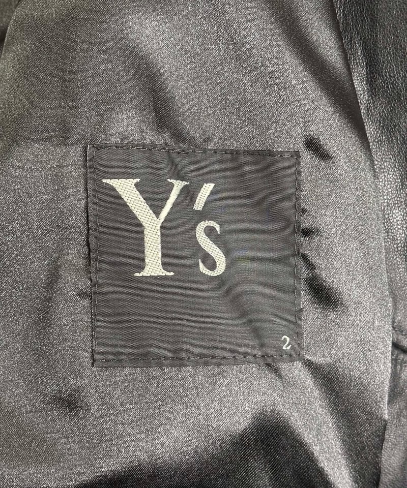 Y's X Schott yohji yamamoto 羊革ライダースジャケット(YD-Y92 Y's X Schott yohji yamamoto 羊革ライダースジャケット(YD-Y92