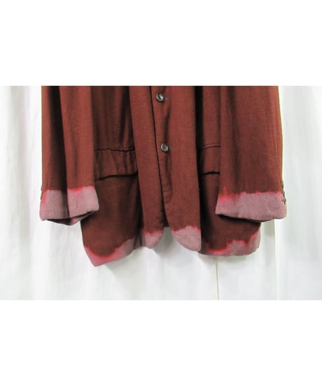 AD1993 COMME des GARCONS HOMME PLUS 脱色期 裾脱色デザインジャケット PJ-04023M