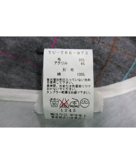 Y's yohji yamamoto レイヤードデザインカットソーカーディガン YU-T65-973