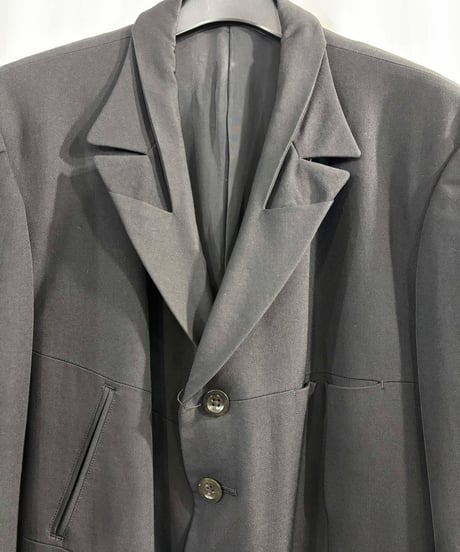 2004AW yohji yamamoto pour homme デザインロングジャケット（HJ-J54-300）