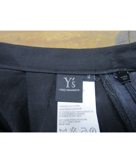 Y's yohji yamamoto アシメトリーサルエル風デザインスカート YT-S22-906