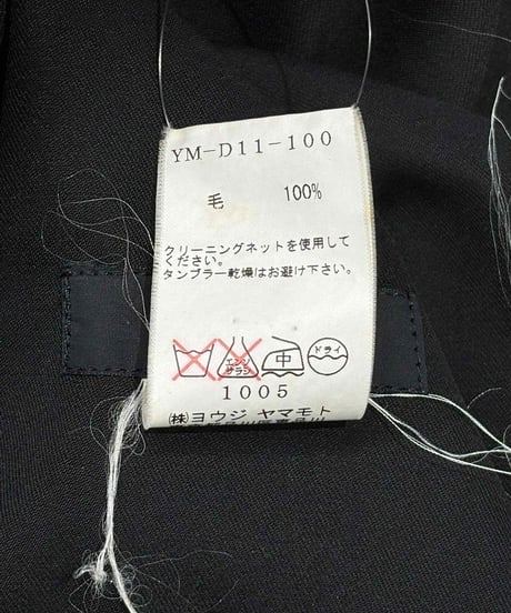Y's yohji yamamoto ノ－スリーブワンピース（YM-D11-100）