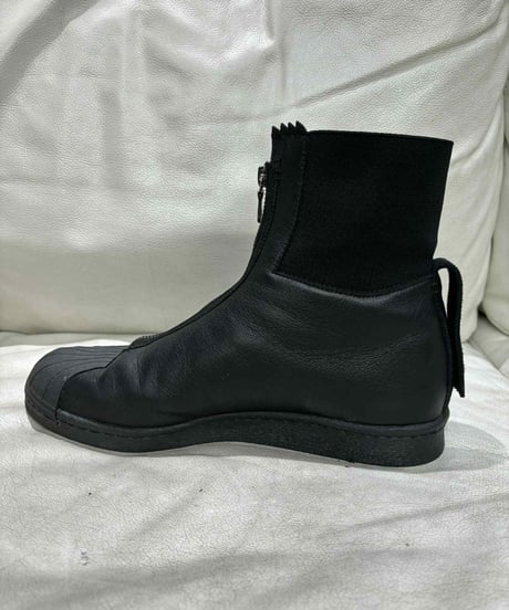 美品 yohji yamamoto X adidas ロゴ入りショートブーツ（H-A-119xxx）