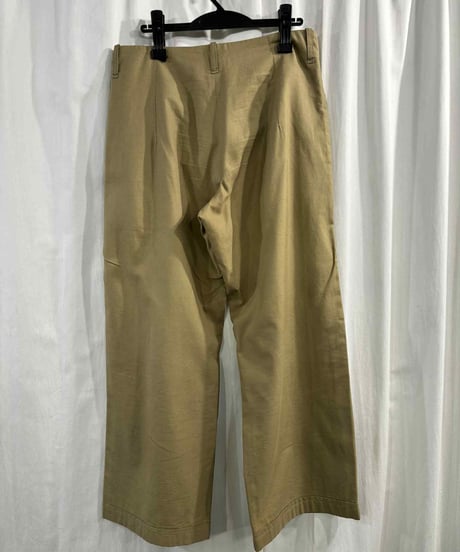 2008SS yohji yamamoto femme コットンワイドパンツ（FM-P18-014）