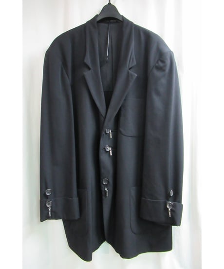 難あり 01ss yohji yamamoto pour homme ファスナーホールデザインセットアップ HX-Y45-100