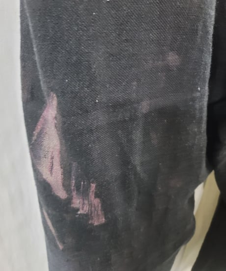 2020ss yohji yamamoto pour homme 麻 プリントパンツ(HN-P38-803)