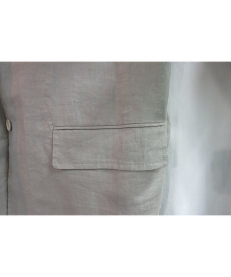 AD1988 COMME des GARCONS HOMME PLUS 麻 ダブルカフスデザインジャケット PJ-111020