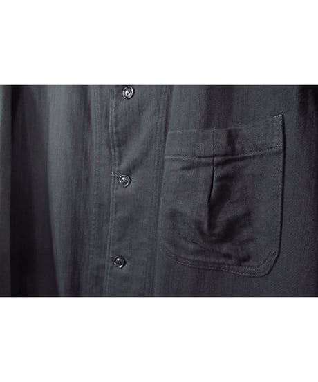 16aw yohji yamamoto pour homme コットン ポケットデザイン ロングブラウス（HR-B41-038）