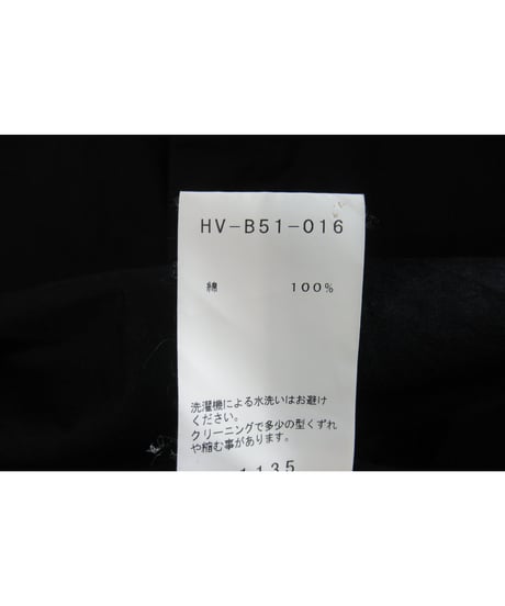 18aw yohji yamamoto pour homme 二重襟デザインロングブラウス HV-B51-016