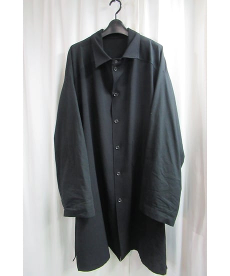 18ss yohji yamamoto POUR HOMME スリーブ＆アーム切替えデザインロングブラウス（HW-B24-809）