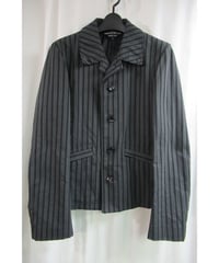 AD1999 COMME des GARCONS HOMME PLUS ストライプショートブルゾン PJ-04092M
