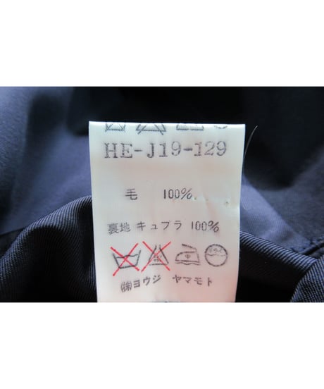 1995aw yohji yamamoto pour homme vintage 鹿鳴館 紺 デザインジャケット（HE-J19-129）