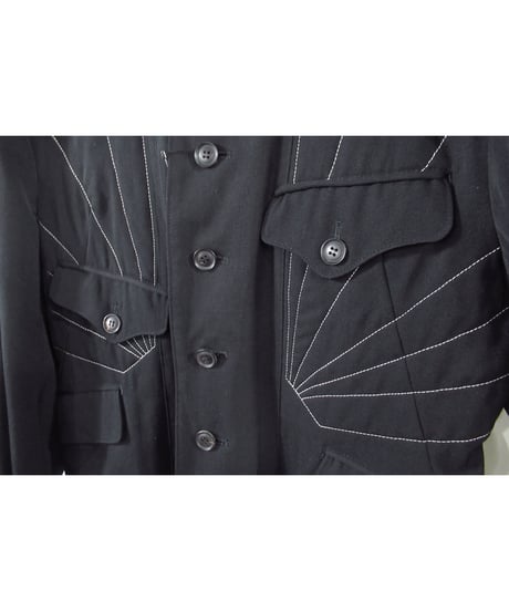 93aw yohji yamamoto femme vintage ステッチデザインジャケット（FP-J35-950）