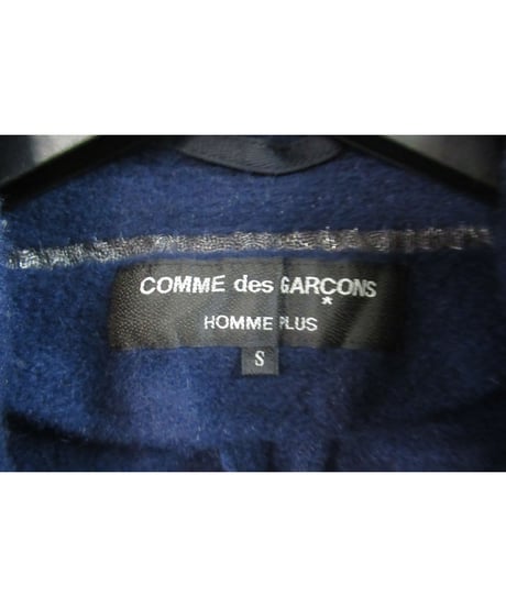 AD2004 COMME des GARCONS HOMME PLUS 紺 縮絨 デザインジャケット PN-J007