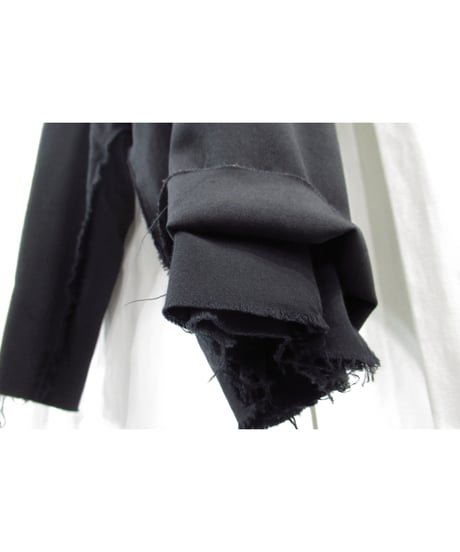15aw yohji yamamoto pour homme 切りっぱなし 裾レイヤードデザイン サルエルパンツ（HY-P1）