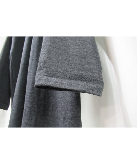美品 98aw yohji yamamoto pour homme vintage グレー ウールシンプルブラウス（HY-T35-975）