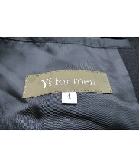 Y’s for men yohji yamamoto シンプルPコート（MM-C01-119）