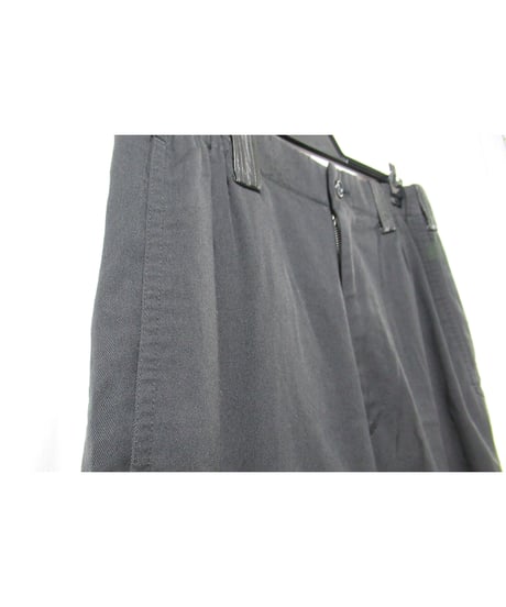 Y’s for men yohji yamamoto ウエストレザー切替え  バックポケットデザイン ストレートワイドパンツ（ML-P08-220）