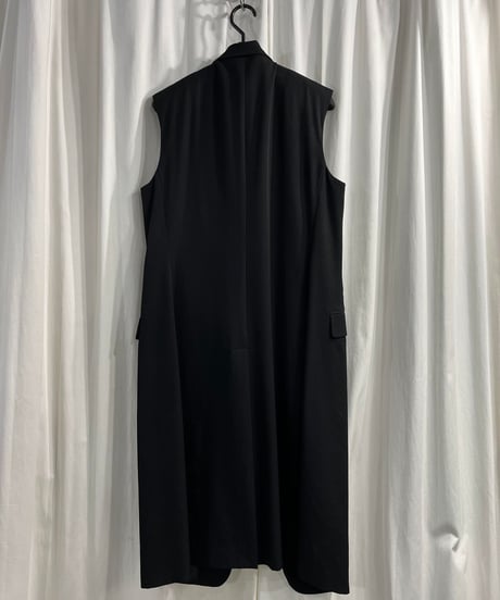 2023SS yohji yamamoto pour homme ロングベスト（HZ-J10-100）