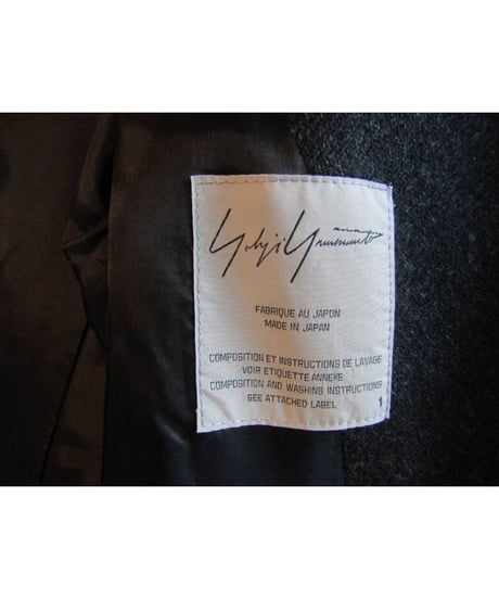 08aw yohji yamamoto femme フリンジデザインハーフコート FE-C13-150
