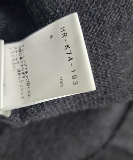 2020aw yohji yamamoto pour homme 黒 デザインニット  (HR-K74-193)