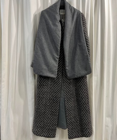 LIMI feu yohji yamamoto ストールデザインコート（LM-C07-114）