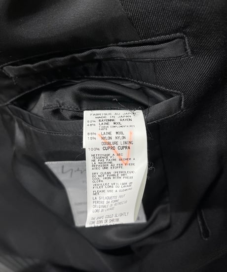 2010AW yohji yamamoto pour homme ストール付きデザインジャケット（HC-J38-201）