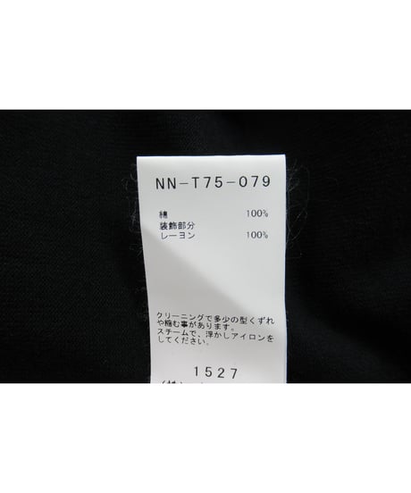 20ss B yohji yamamoto 長袖 リボンデザインカットソー NN-T75-079