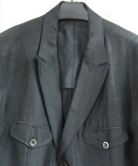 02aw yohji yamamoto pour homme 変形燕尾デザインジャケット HM-J42-212