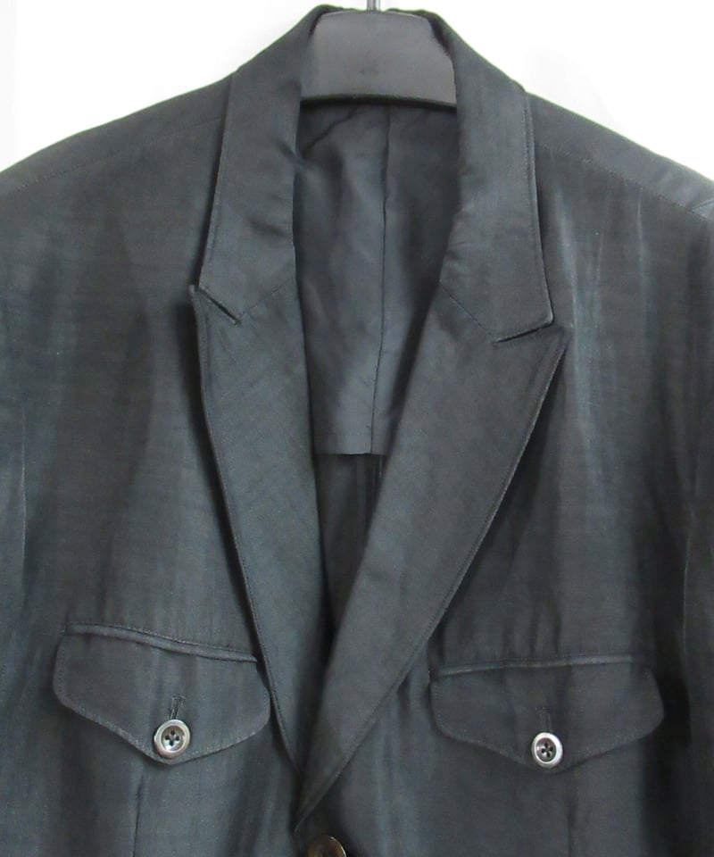 02aw yohji yamamoto pour homme 変形燕尾デザインジャケット HM