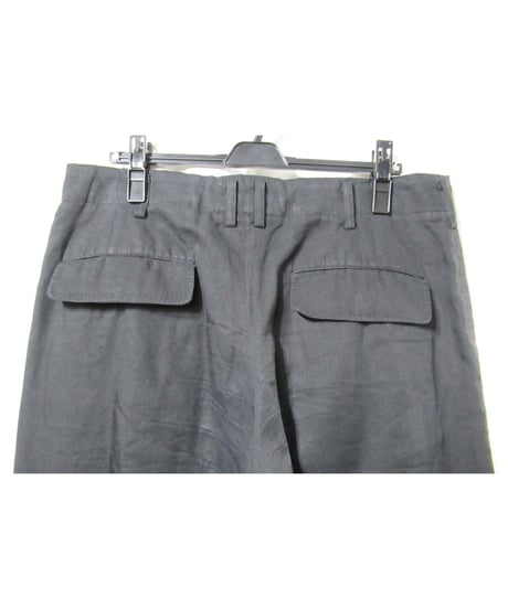 09ss yohji yamamoto pour homme バックフラップポケットデザイン テーパードパンツ（HV-P23-301）