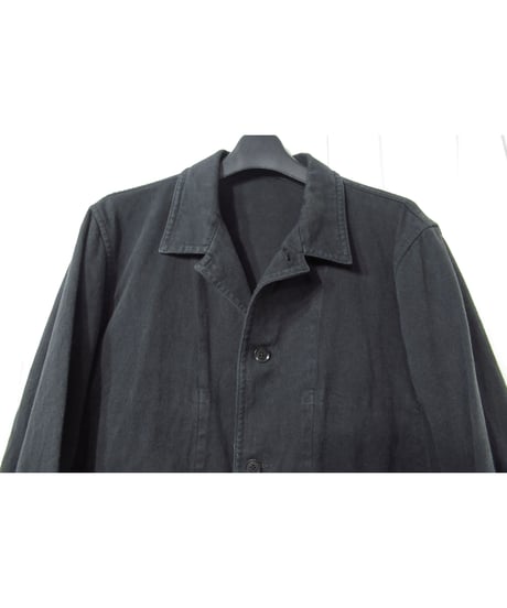 yohji yamamoto pour homme パチポケットデザイン コットン シンプルブルゾン（HX-Y63-067）