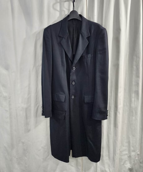 2022ss yohji yamamoto pour homme 黒 ドクタージャケット (HG-J03-240)