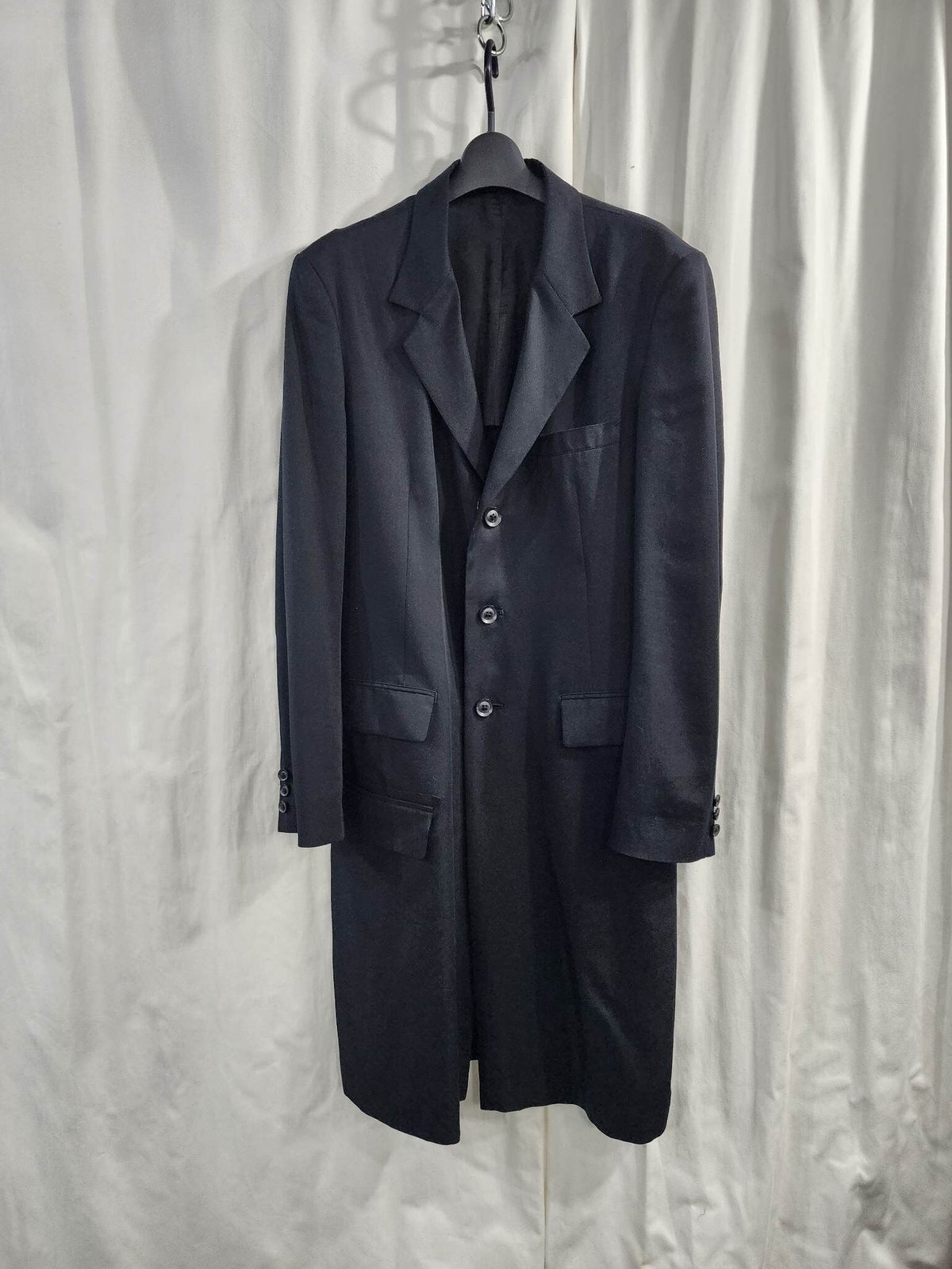 2022ss yohji yamamoto pour homme 黒 ドクタージャケット (H...