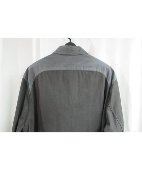 18ss yohji yamamoto pour homme バイカラーロングブラウス  HW-B07-801