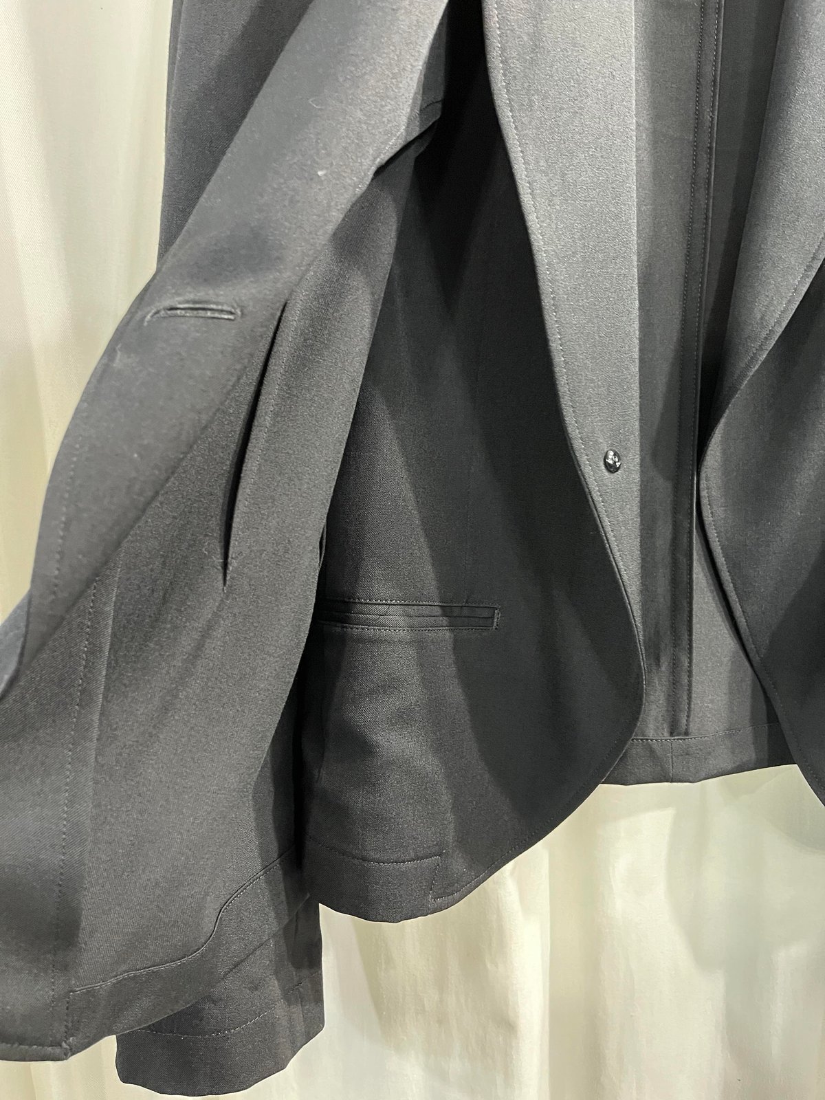 美品 2021SS yohji yamamoto pour homme デザインショートジャケ