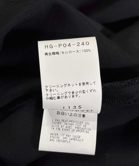 2022SS REGULATION yohji yamamoto MEN カラスパンツ（HG-P04-240）