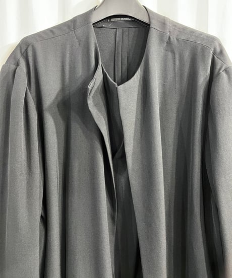 2007SS yohji yamamoto pour homme レイヤードノーカラーコート（HT-C04-112）