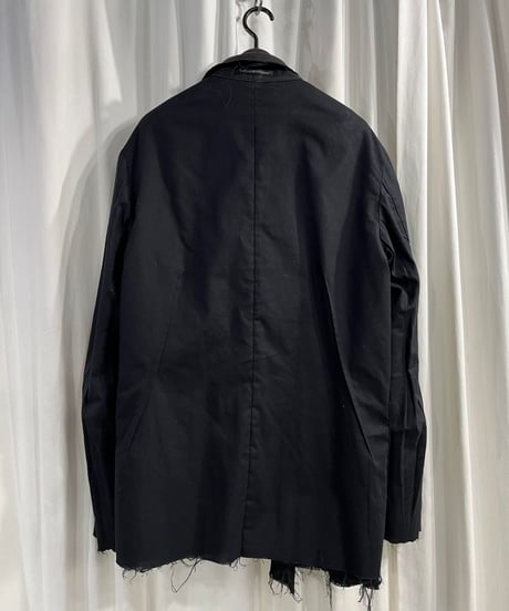 2022SS yohji yamamoto pour homme  3重レイヤードアシンメトリーリバーシブルジャケッ（HG-J09-800）