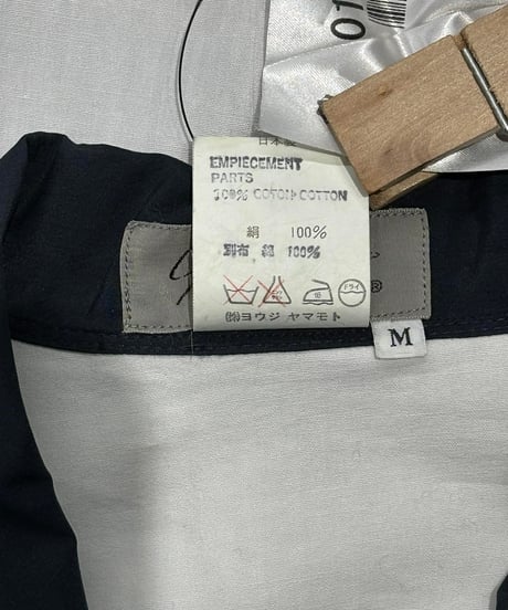 1988SS yohji yamamoto pour homme vintage 丸文字ロゴ ブラウス（H-B-243xxx）