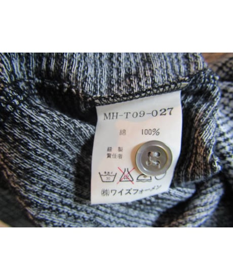 Y's for men yohji yamamoto チェック柄カットソー MH-T09-027