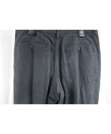Y's for men yohji yamamoto 麻シンプルテーパードパンツ MM-P03-302