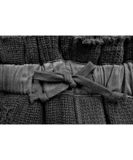 AD2002 COMME des GARCONS ニット プリーツロングスカート GG-S017
