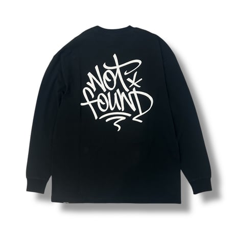 TAGFOUND L/s TEE (BLAK) LEFLAHxNOTFOUND