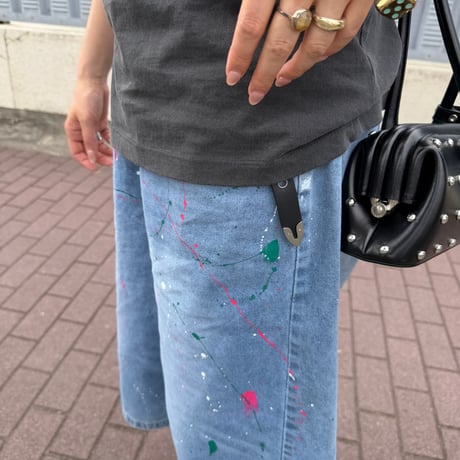 0750 paint half denim