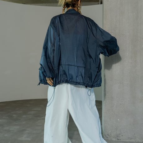 【即納販売】cotton nylon wide pants/ホワイトのみ