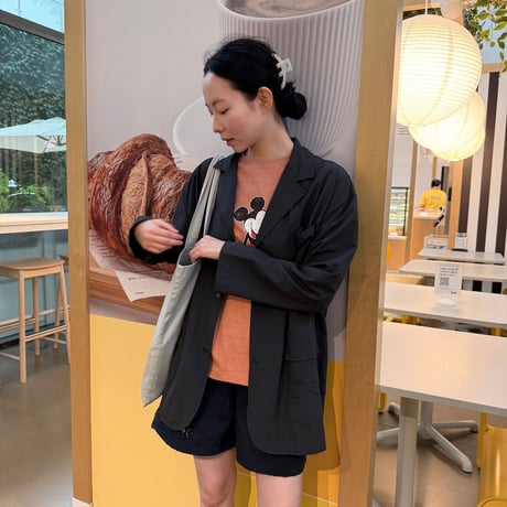0840 see-through jacket/3カラー