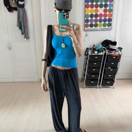 0866 eee color toromi pants/3カラー