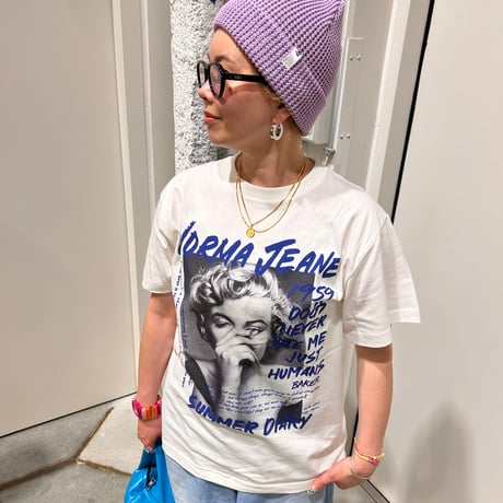 【即納販売】jimmys &riruコラボ Smoking a cigarette tee/4アイテム